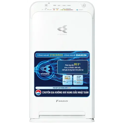 Máy lọc không khí Daikin Loại Streamer CADR 200 m³/h