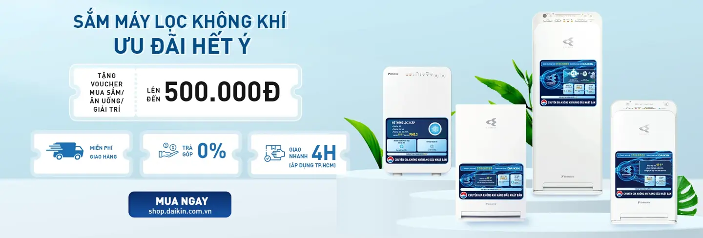 Lọc không khí - Ưu đãi 500k